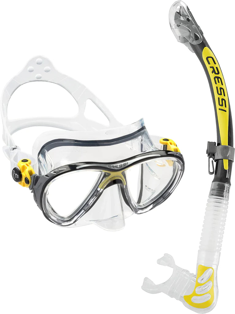 Cressi Big Eyes Evo + Alpha Ultra Dry Package (ADULT)
