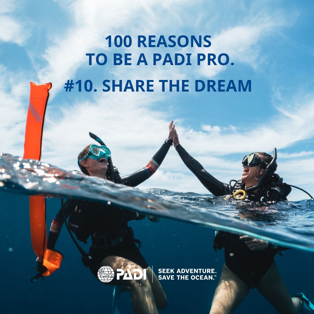 100 Reasons To Be A PADI PRO