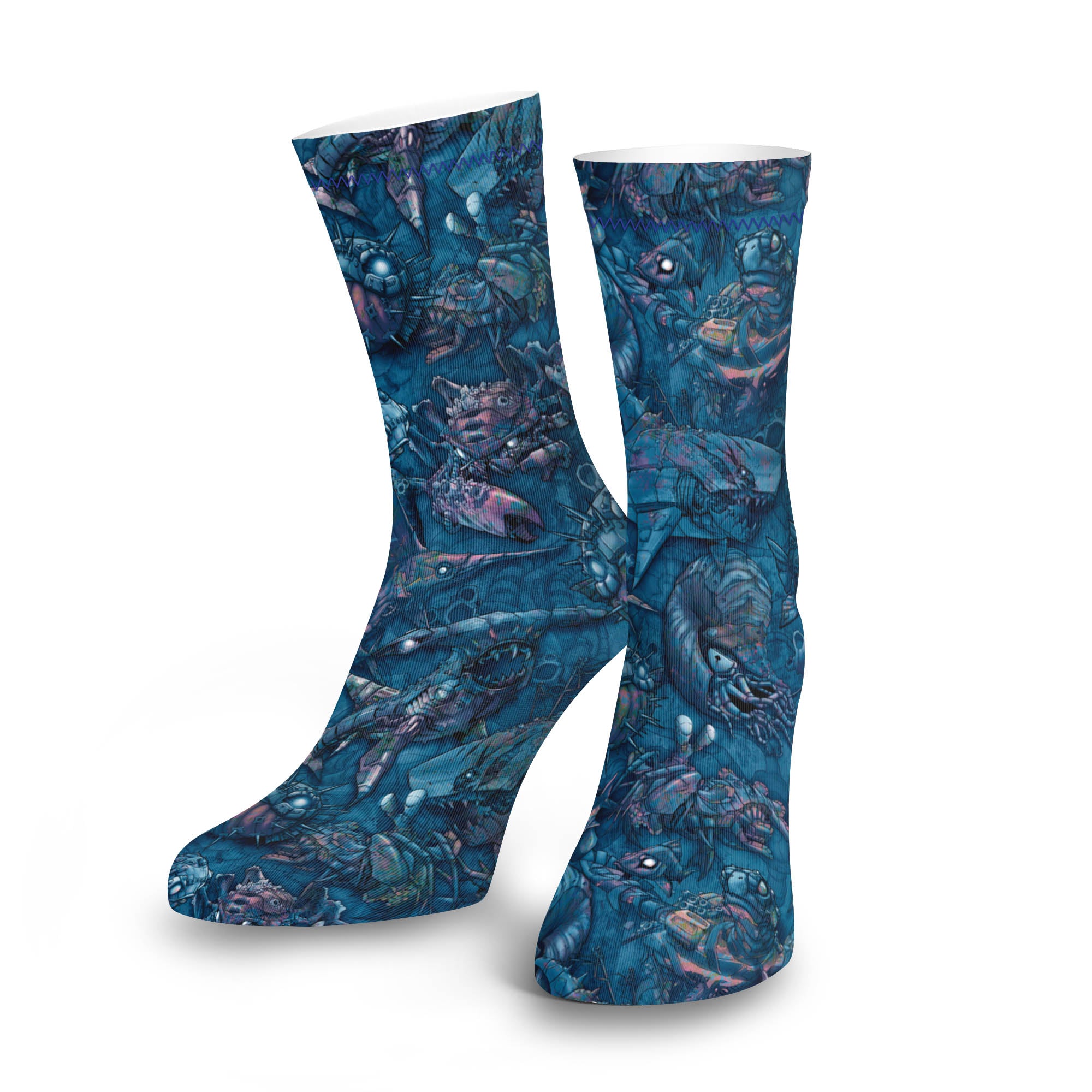 Spacefish Army Socks