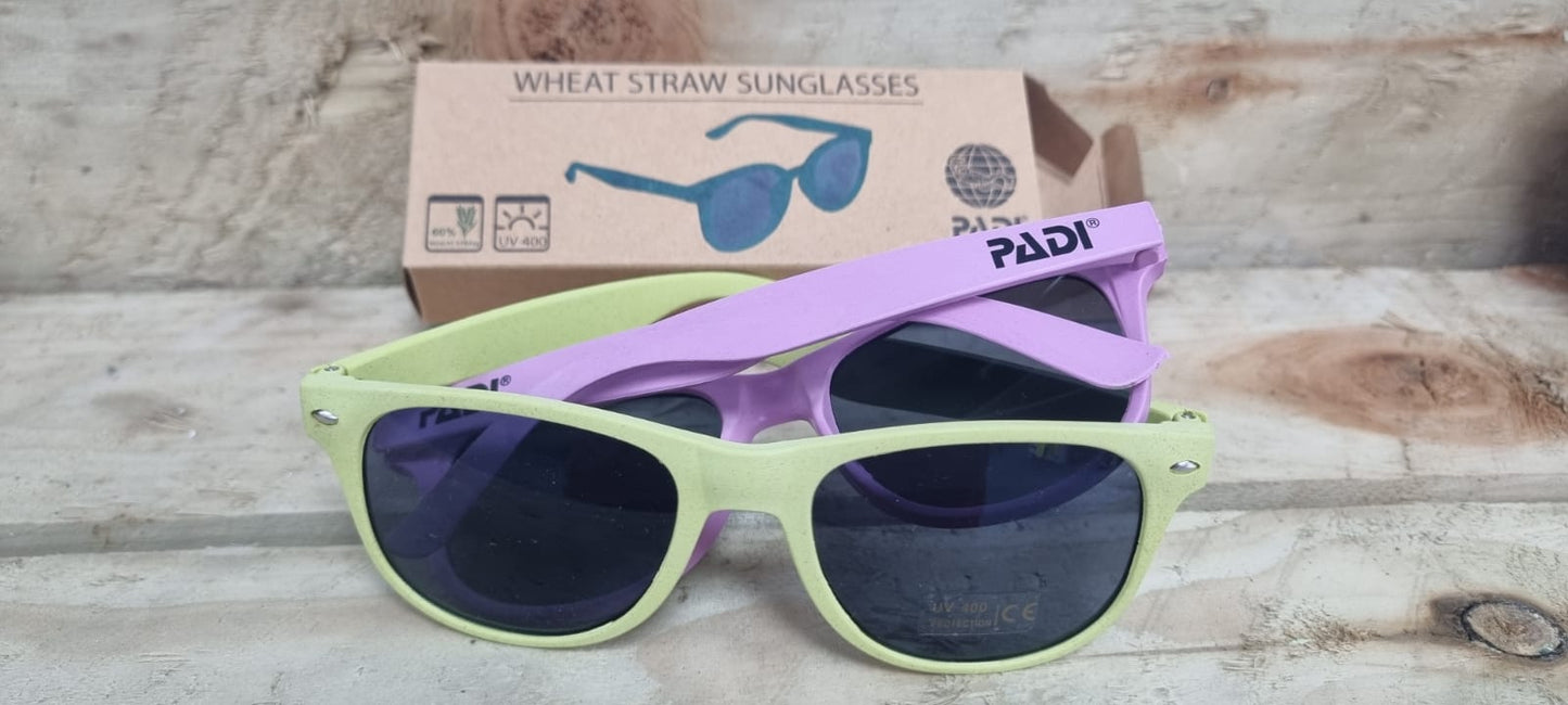 PADI Wheat Straw Sunglasses
