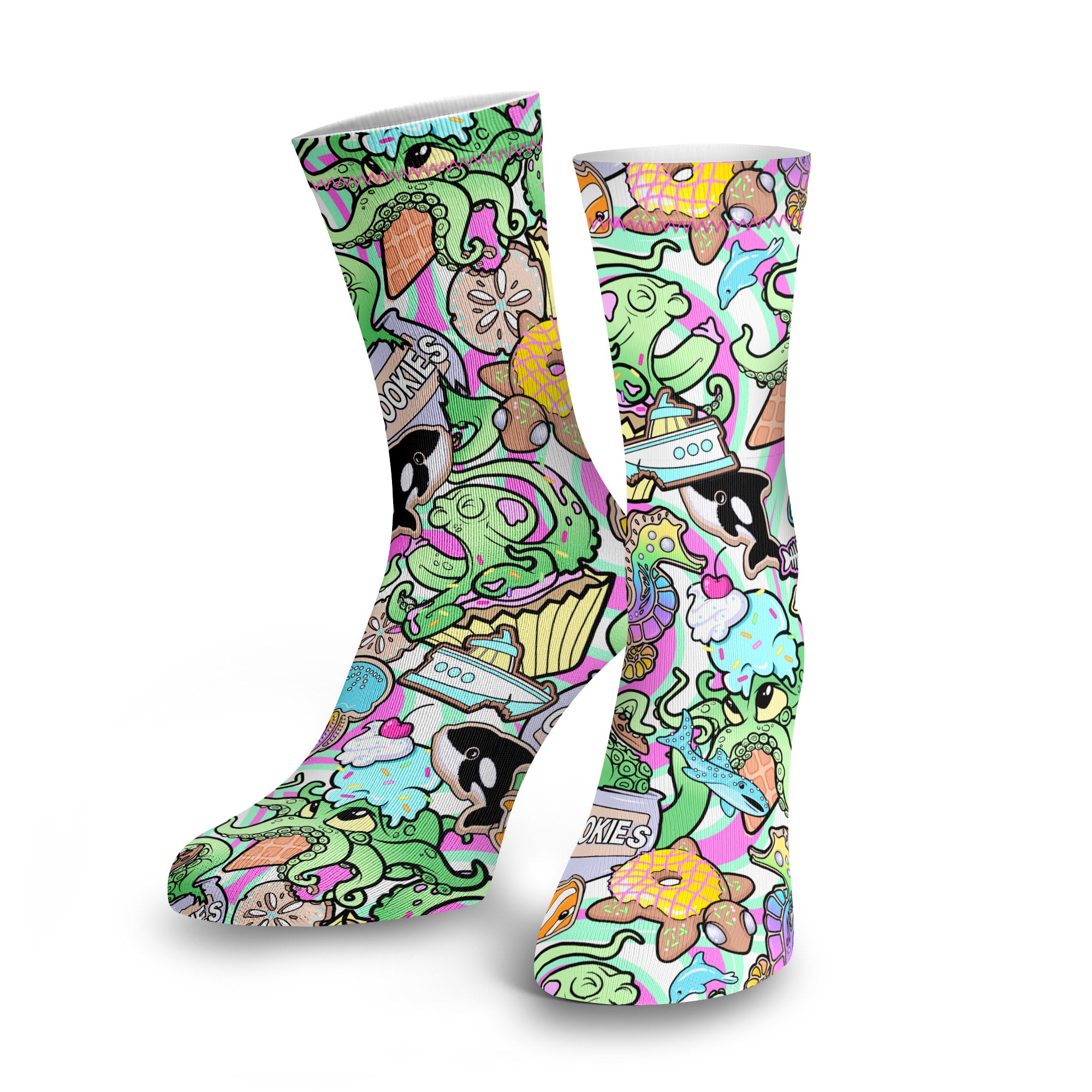 Spacefish Army Socks