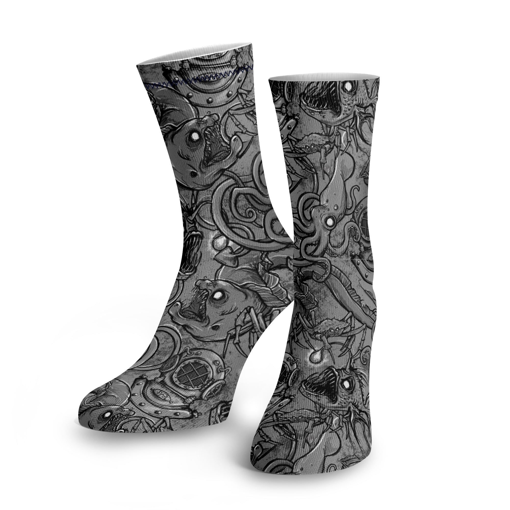 Spacefish Army Socks