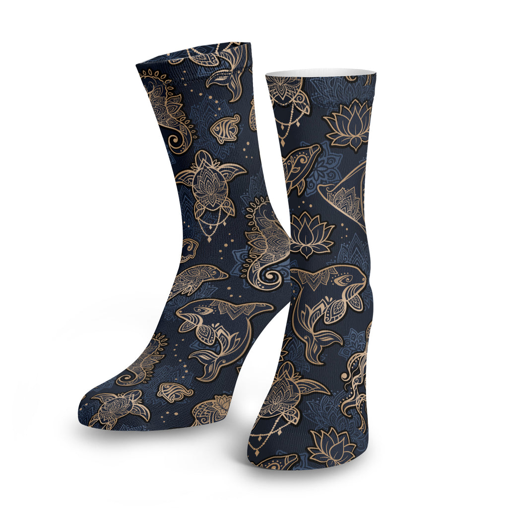 Spacefish Army Socks
