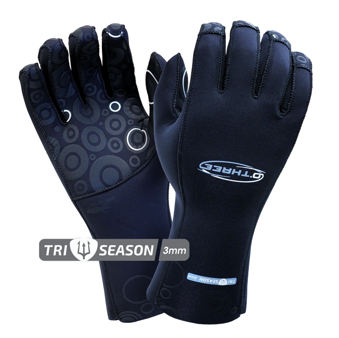 O'Three Tri-Season Gloves 3mm